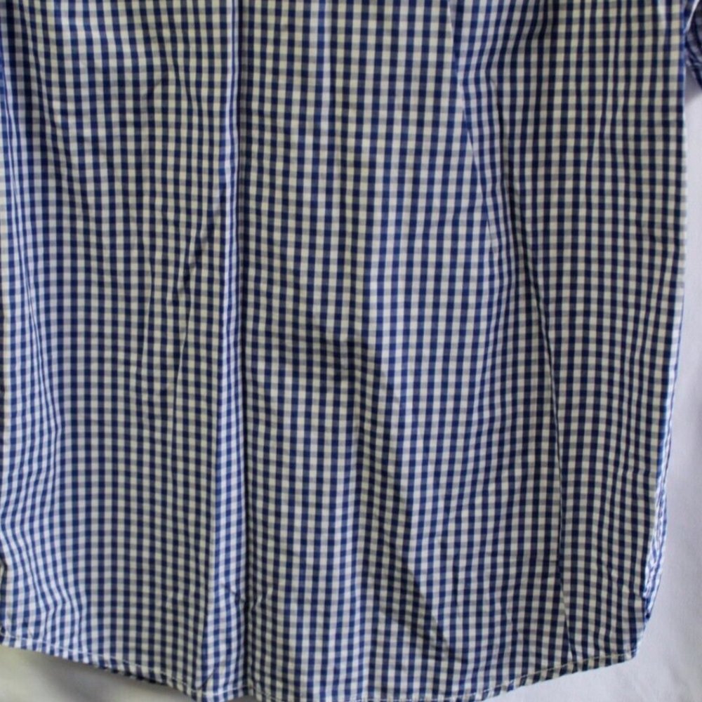 Superdry Mens Shirt  Medium short sleeved cotton blue check excellent stunning - Picture 4 of 13